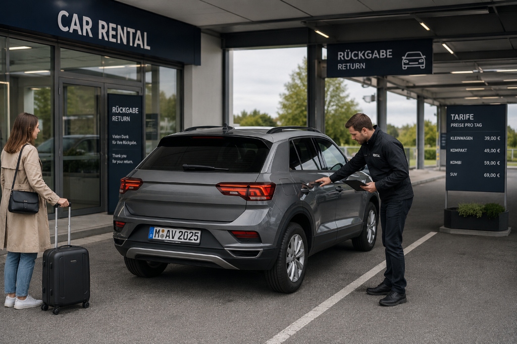 AutoVision Car Rental Inspection Bay