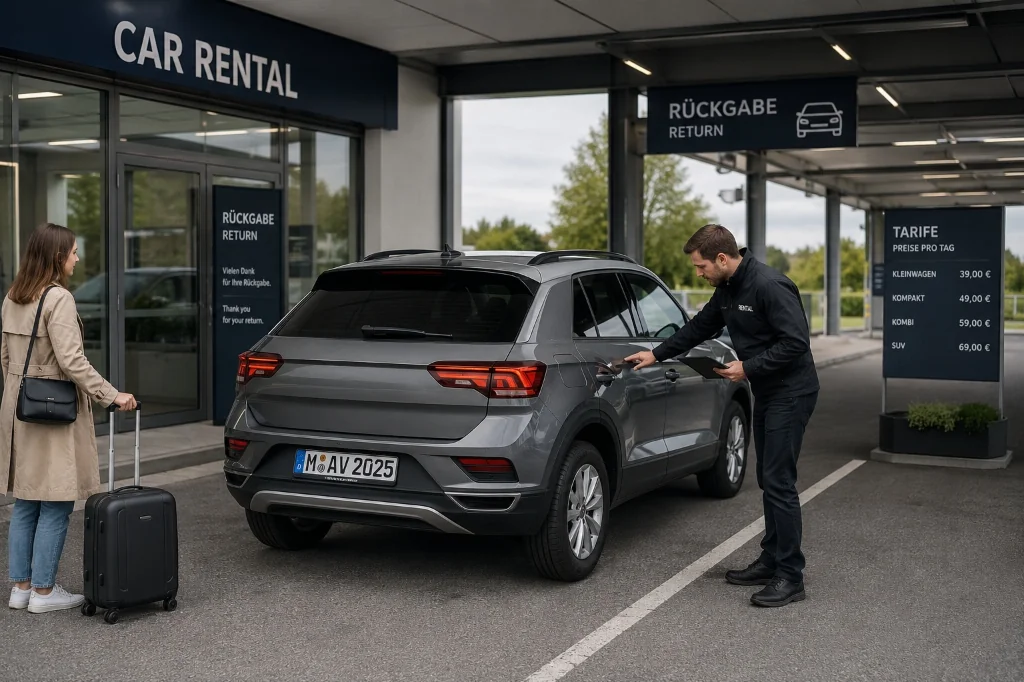 AutoVision Car Rental Inspection Bay